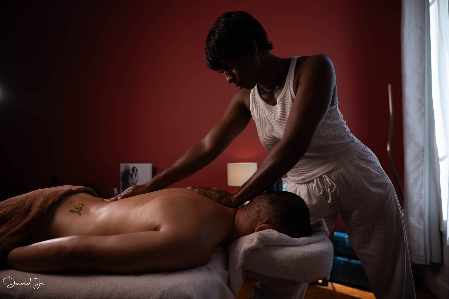 Shooting photo massage Nice