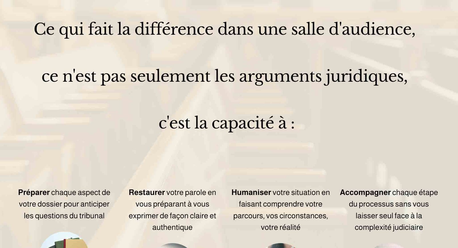 Section solution d'une Landing Page avocat Marseille