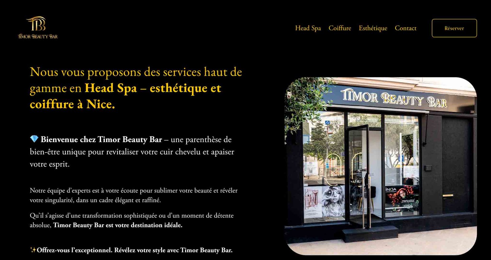 À propos d'un site Internet institut de beauté à Nice