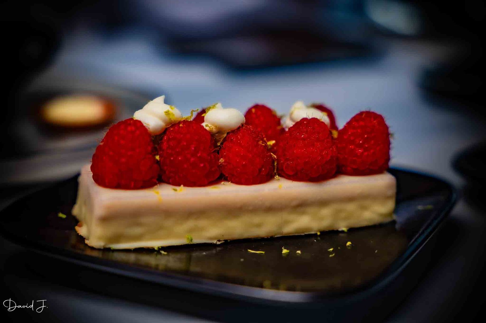 Photoshoots d'un gâteau pour la pâtisserie d'un restaurant à Nice